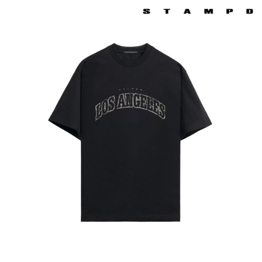 STAMPD Tシャツ ブラック Mサイズ 美品 STAMPD（スタンプド） Tシャツ Los Angeles Varsity Relaxed Tee