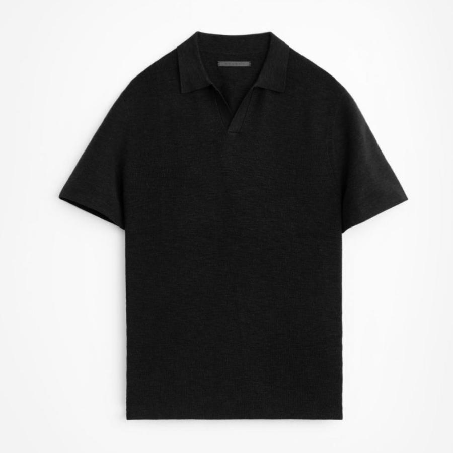 STAMPD（スタンプド） RIBBED KNIT SS POLO SLA-M3489KW ポロシャツ 