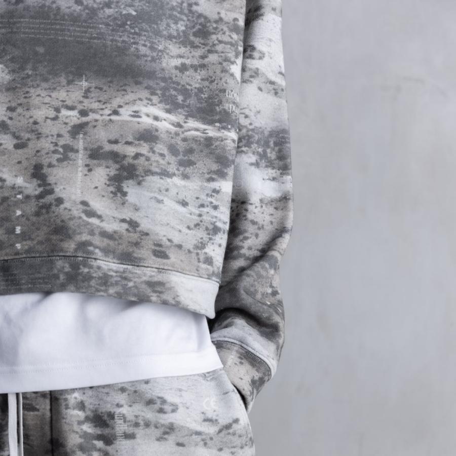 STAMPD スタンプド SANDLAND CAMO CROPPED HOODIE SLA-M3539HD フーディー 吸湿 吸水 セットアップ パーカー カモフラ サンドランド カモ プリント 父の日の画像