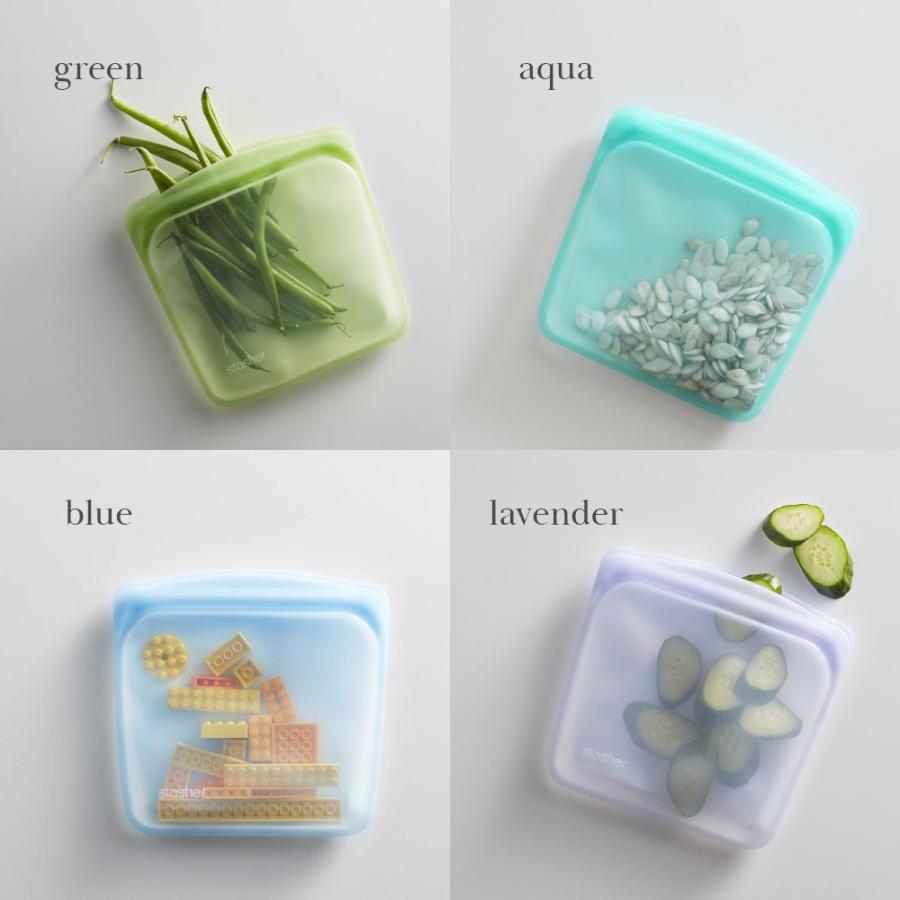 stasher スタッシャー シリコーンバッグ 2点セット  EZ サンドイッチ 450ml ×2点 | stasher | 31