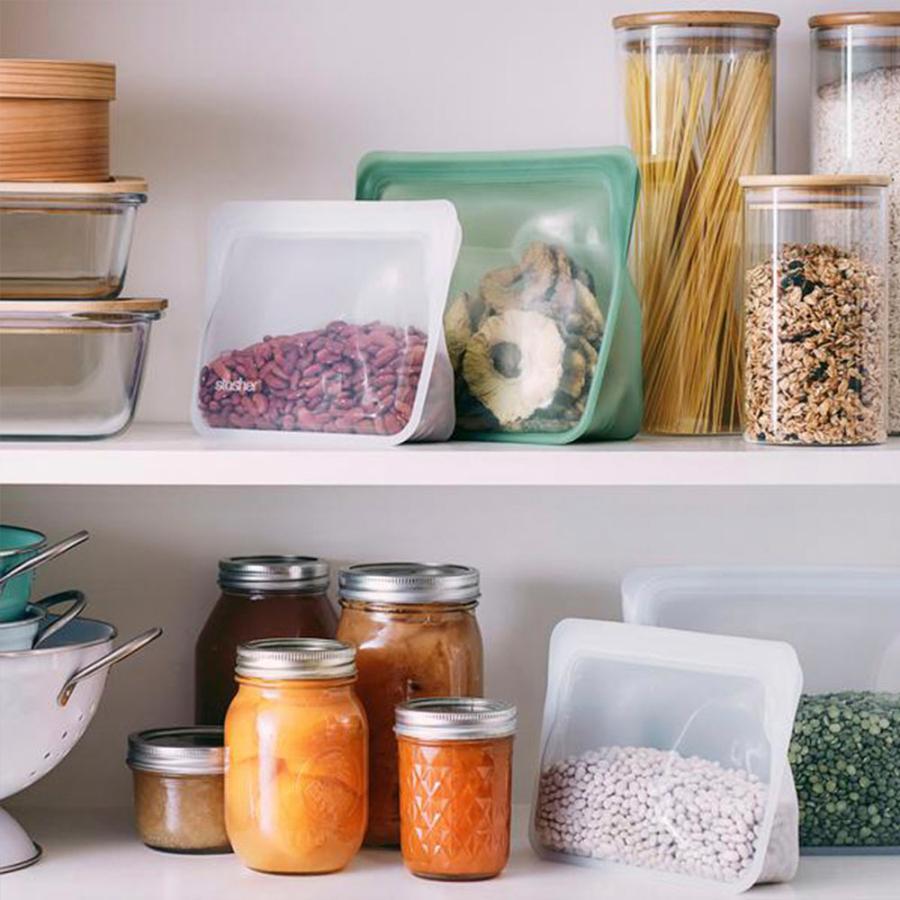 スタッシャー シリコーンバッグ スタンドアップ 3種セット stasher スタッシャー ミディアム ミニ メガ S M L | stasher | 26