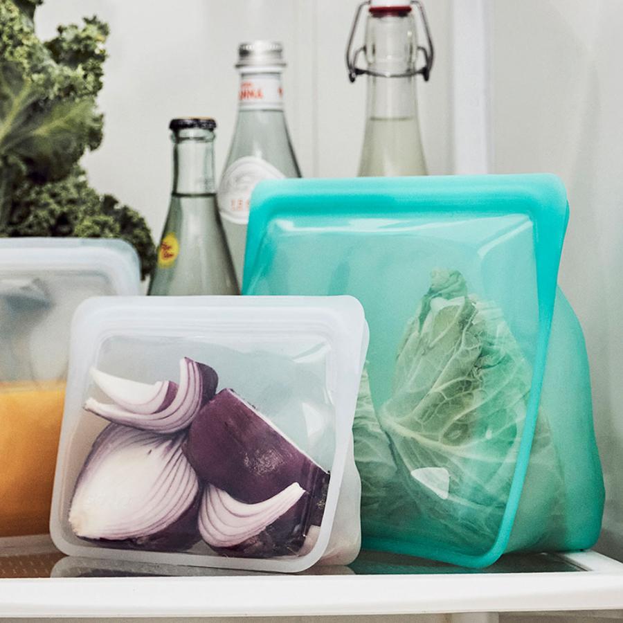 スタッシャー シリコーンバッグ スタンドアップ メガ 2個セット stasher 保存容器 マチ付き MEGA 21×24.5×11.5cm | stasher | 21