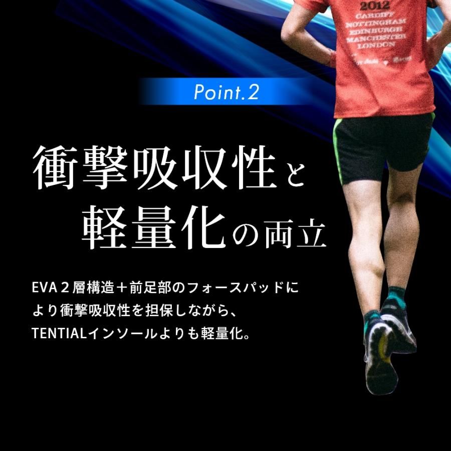 テンシャル インソール TENTIAL INSOLE RUNNING ランニング 衝撃吸収 メンズ レディース ユニセックス | TENTIAL | 05