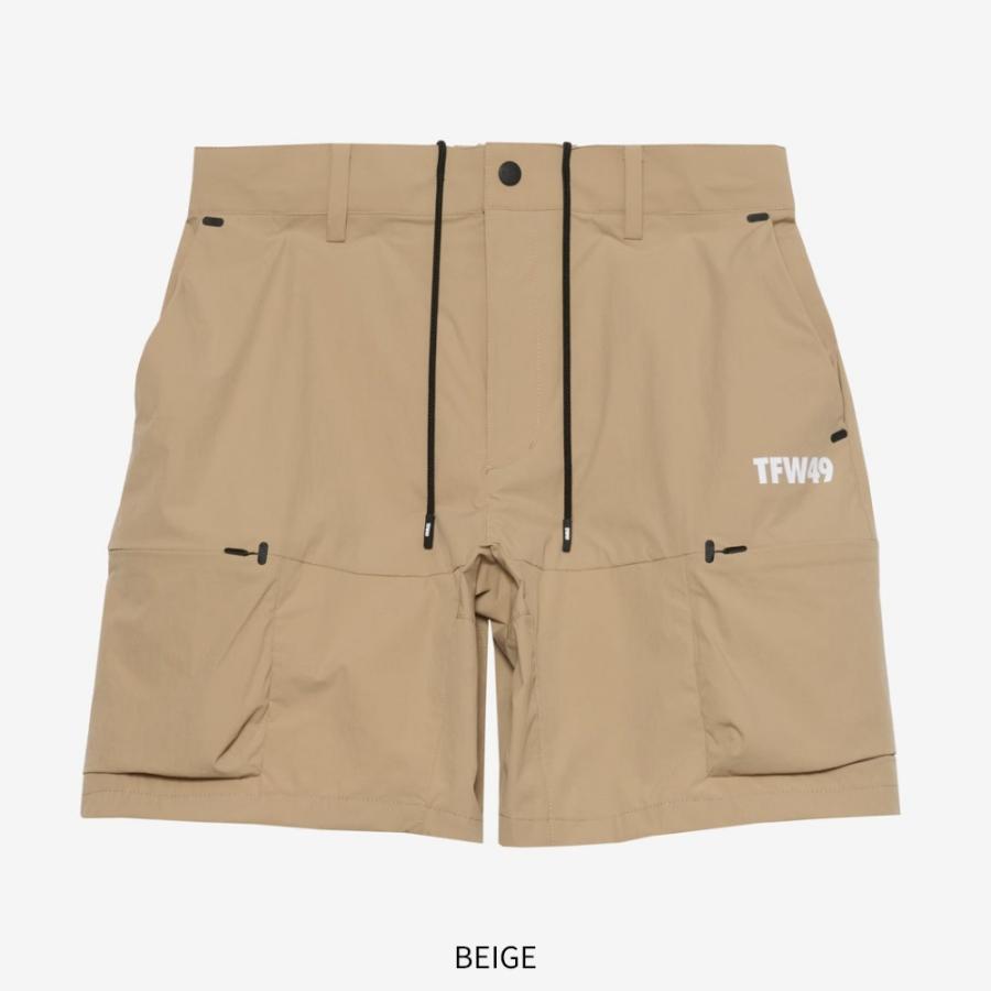 TFW49 regular short pant ベージュ S 未使用 TFW49 ティーエフダブリュー LIGHT CARGO PANTS T072610009 ショート