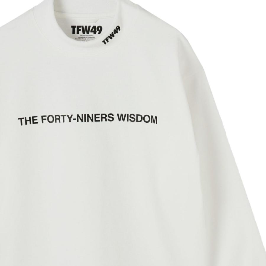 TFW49 ティーエフダブリュー ロンT HALF MOCKNECK LONG T102320012 父