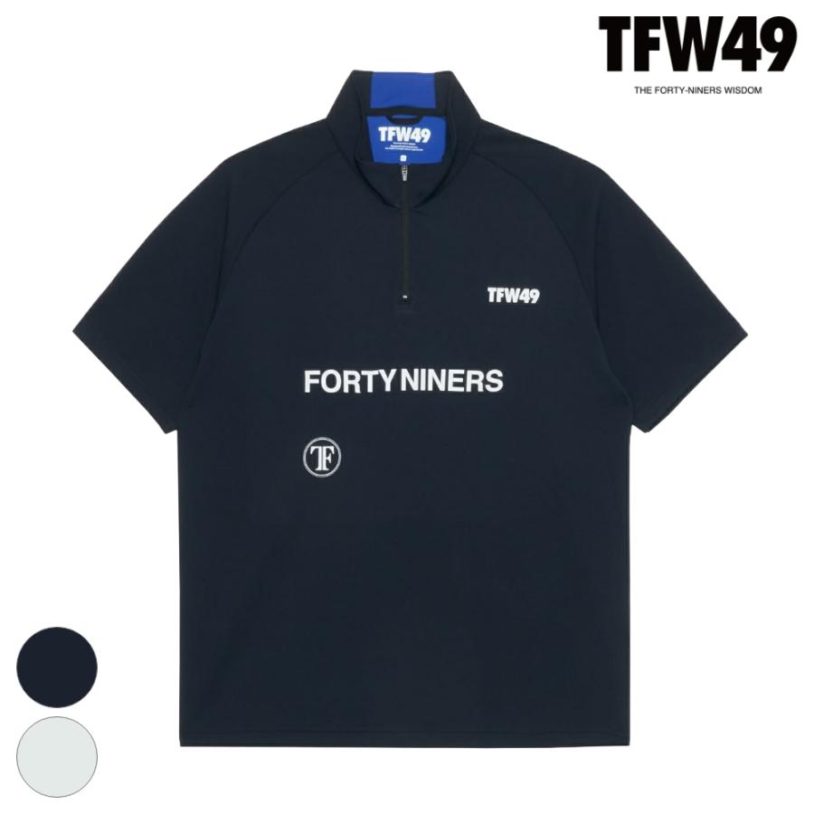 TFW49 ティーエフダブリュー HALF ZIP SS MOCKNECK T102520007 モック