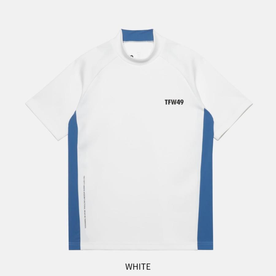 TFW49 ゴルフ モックネック メンズ 半袖 Tシャツ SIDE PANEL SHORT SLE