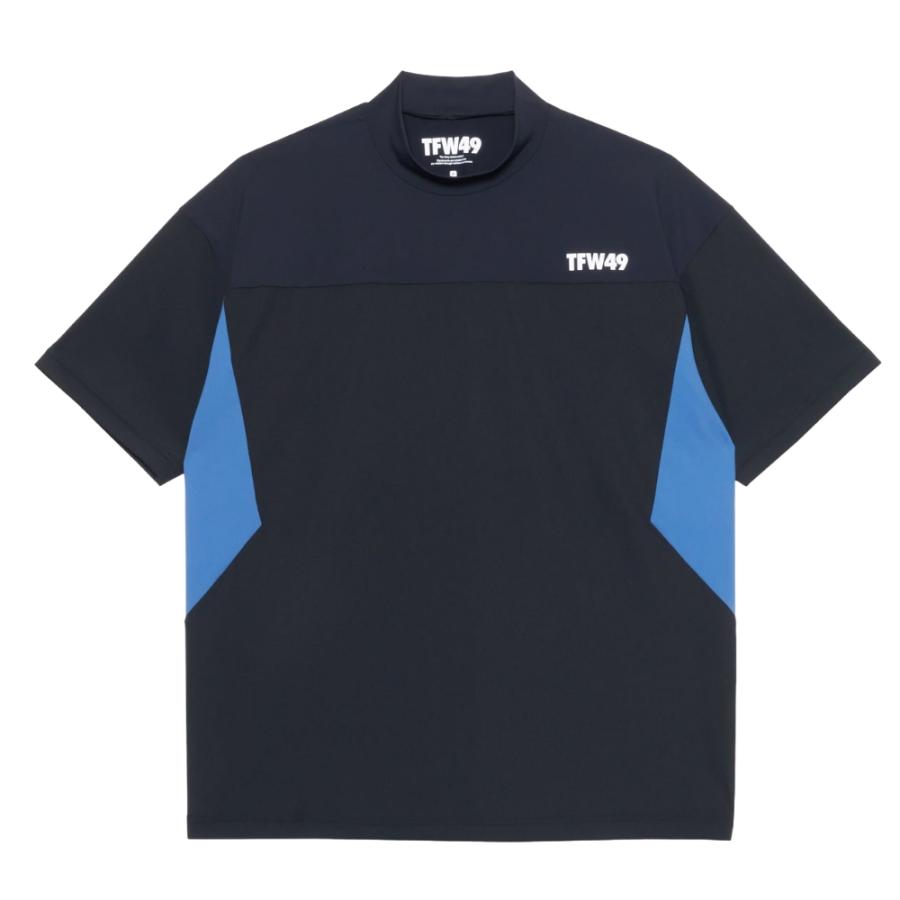 TFW49 MOCK NECK TEE モックネック Tシャツ　M今期新作 TFW49 ティーエフダブリュー Tシャツ WIDE SHORT SLEEVE MOCKNECK