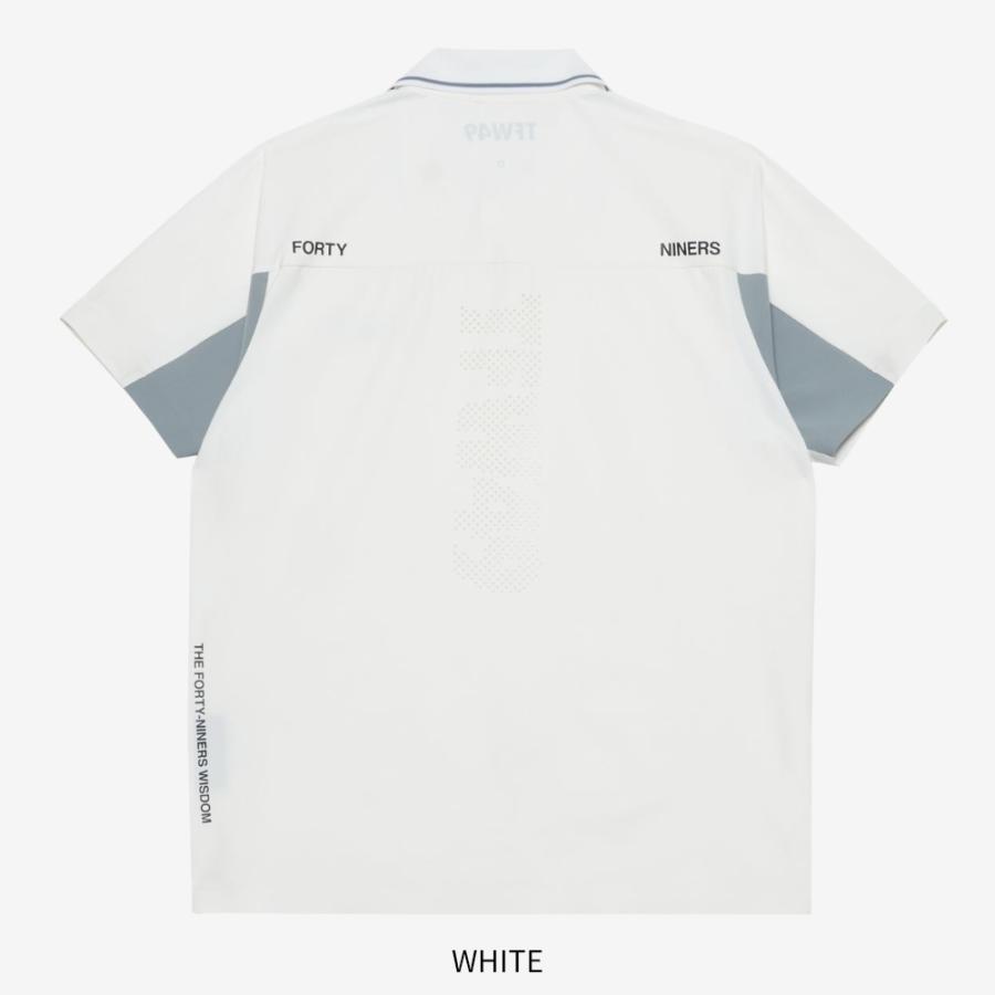 TFW49 ティーエフダブリュー BACK YOKE SLEEVE POLO ポロシャツ 半袖 T