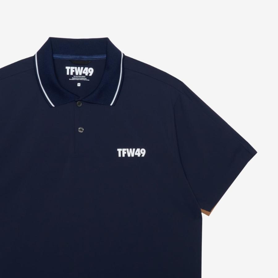 TFW49 ティーエフダブリュー BACK YOKE SLEEVE POLO ポロシャツ 半袖 T