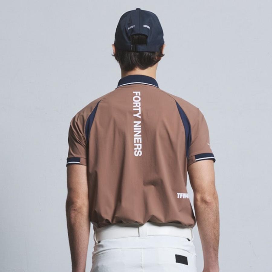 TFW49 ポロシャツ ネイビー/ブラウン 新品 ROF LINE POLO | TFW49（ティーエフダブリュー）Official EC Store