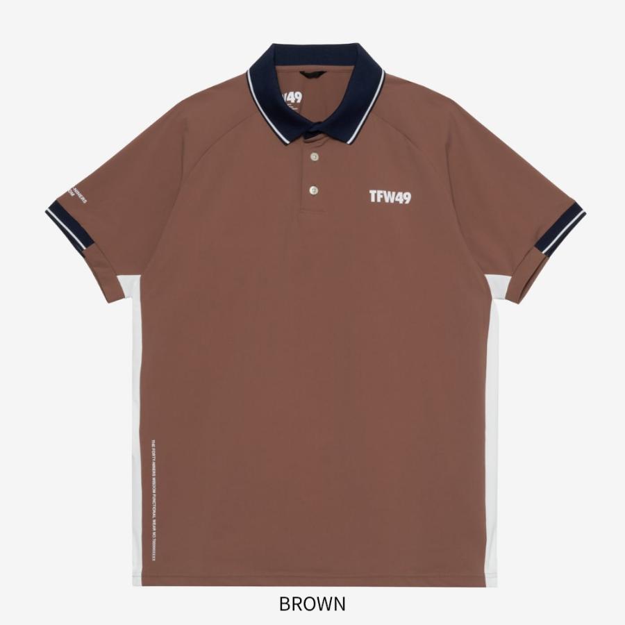 TFW49 ティーエフダブリュー LINE SLEEVE POLO T102610024 ポロシャツ