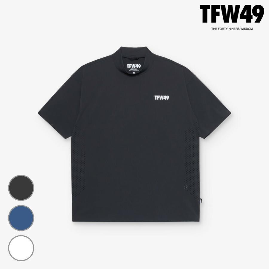 TFW49 ティーエフダブリュー PUNCHED MESH HALF MOCKNECK T T102610034