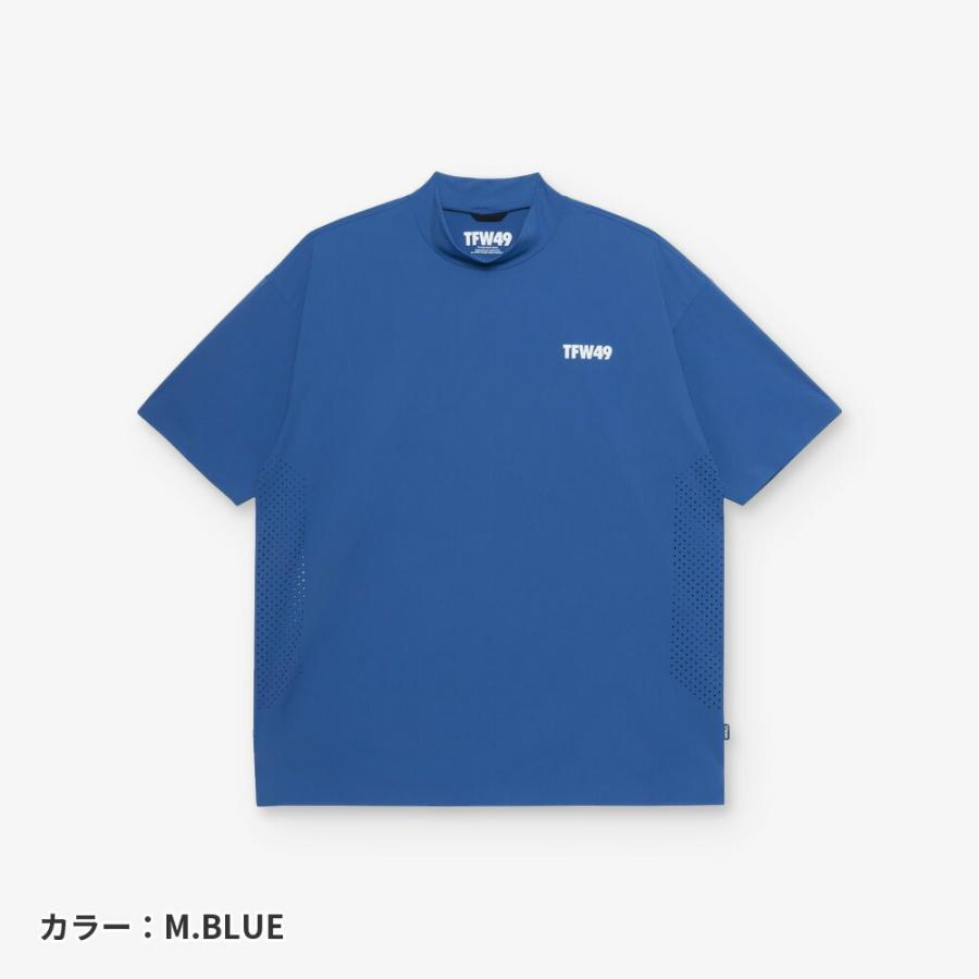 TFW49 ティーエフダブリュー PUNCHED MESH HALF MOCKNECK T T102610034
