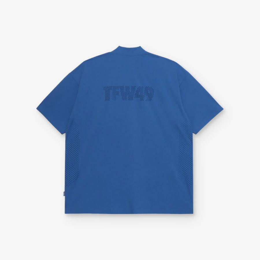 TFW49 ティーエフダブリュー PUNCHED MESH HALF MOCKNECK T T102610034