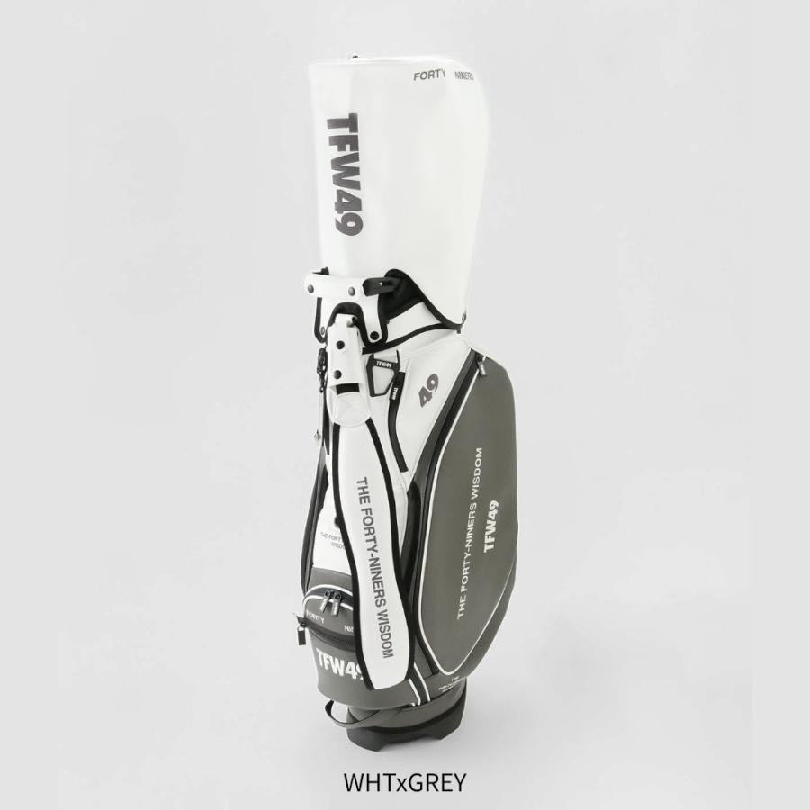 ゴルフバッグ・キャディバッグ TFW49 LUXURY LEATHER SHOULDER BAG WHITE TFW49 ティーエフダブリュー LEATHER CADDIE BAG T132610004 キャディ