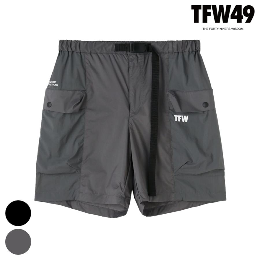 TFW49 ネイビー ショートパンツ TFW49 - HYBRID SHORTS / 2WAYストレッチ ツートーン ショートパンツ