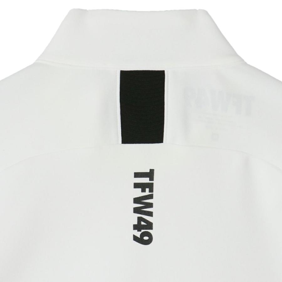 TFW49 長袖ハーフジップシャツ L ホワイト TRAINING HALF ZIP L/S | TFW49（ティーエフダブリュー