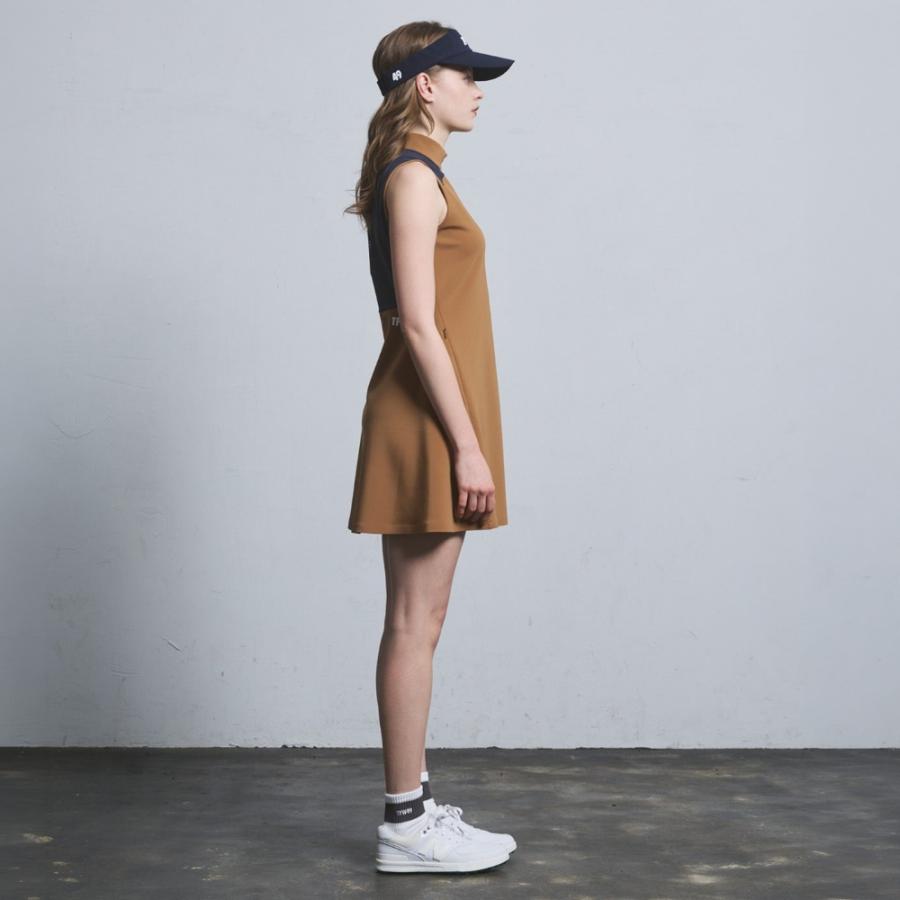 TFW49 ティーエフダブリュー SLEEVE LESS MOCKNECK ONE PIECE モック