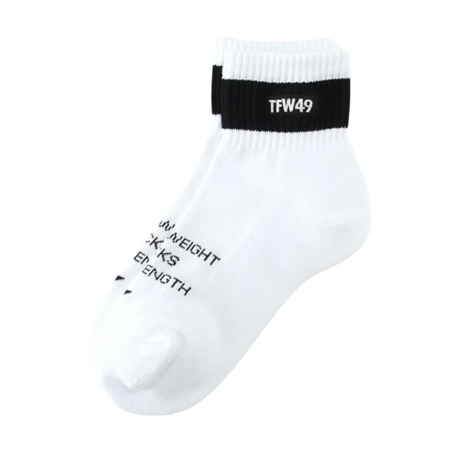 TFW49 ソックス レディース SHORT SOX TL13232002 22-24cm WHITE 日本