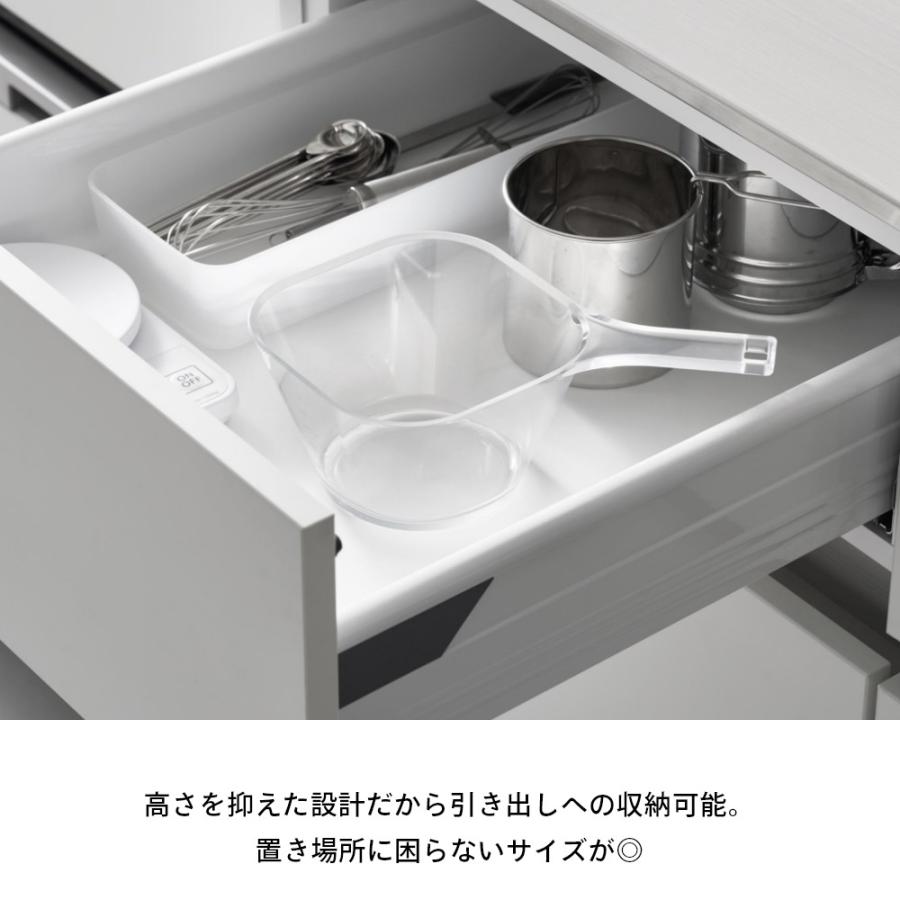 山崎実業  電子レンジ対応洗いやすいハンドル付き下ごしらえボウル タワー  L  tower 10130 | tower | 12