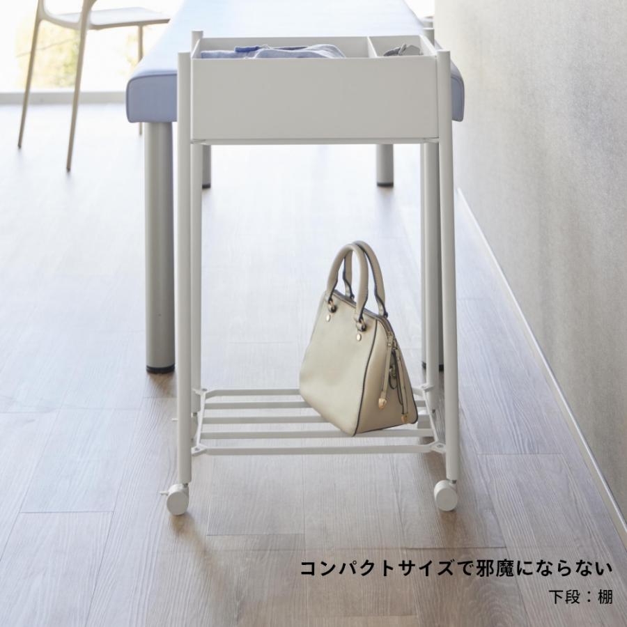 山崎実業 小物トレー付き収納ワゴン 2段 tower 10183 10184 母の日_11