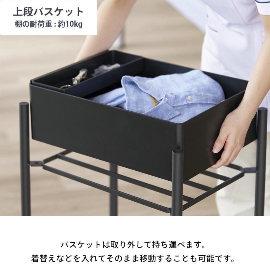 山崎実業 小物トレー付き収納ワゴン 2段 tower 10183 10184 母の日_5