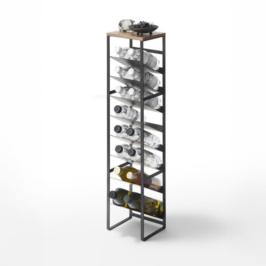 tower 山崎実業 天板付きボトルストッカー タワー 8段 1491 1492