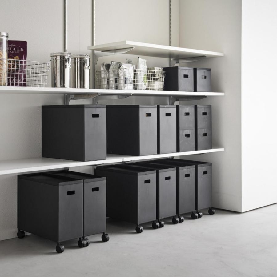 山崎実業 蓋付き収納ボックスワゴン用追加ボックス タワー S tower 1967 1968 | tower | 13