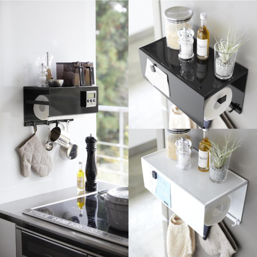 山崎実業 マグネットトレー付きキッチンペーパーホルダー タワー tower 4098 4099 | tower | 12