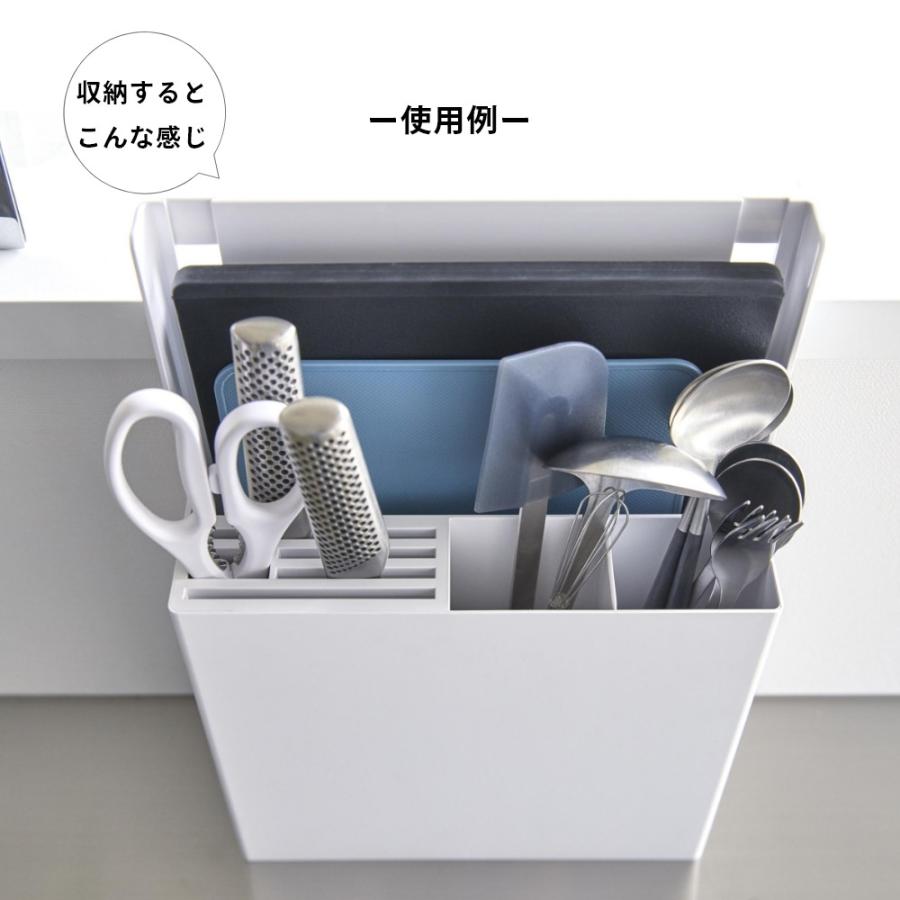 山崎実業 シンク扉オールインワンキッチンツールホルダー タワー tower 4512 4513 | tower | 05