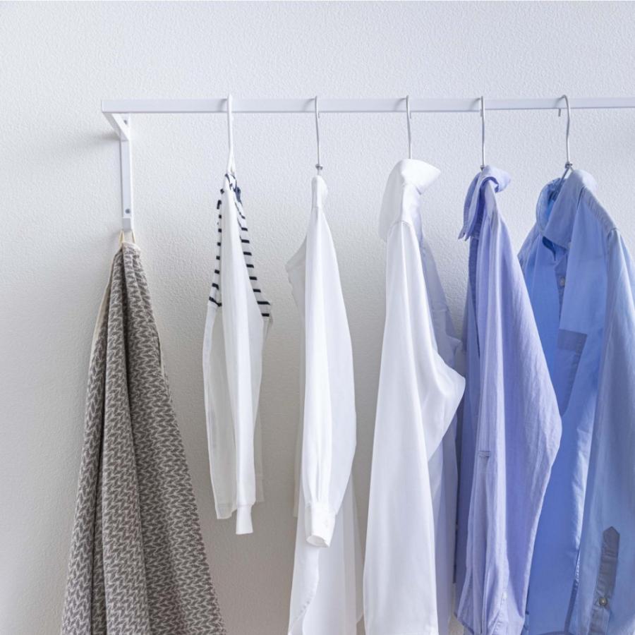 山崎実業 伸縮浴室扉前物干しハンガー タワー tower 5111 5112 | tower | 12