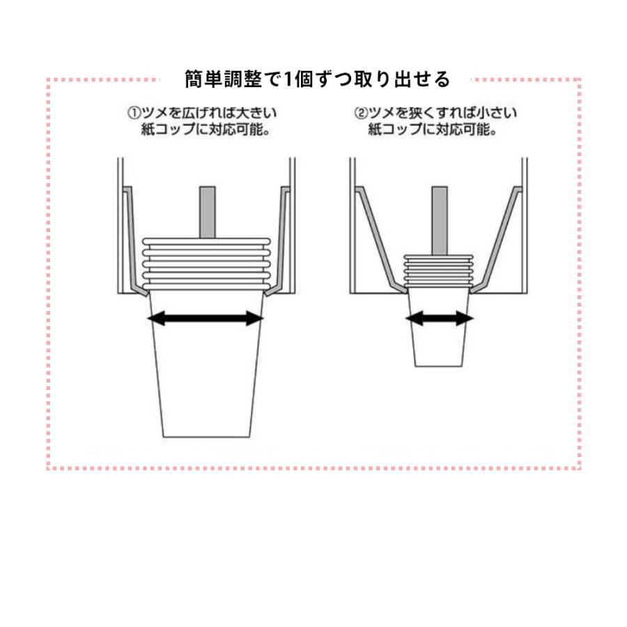 山崎実業 ウォーターサーバー横マグネットカップディスペンサー タワー tower 5595 5596 | tower | 03