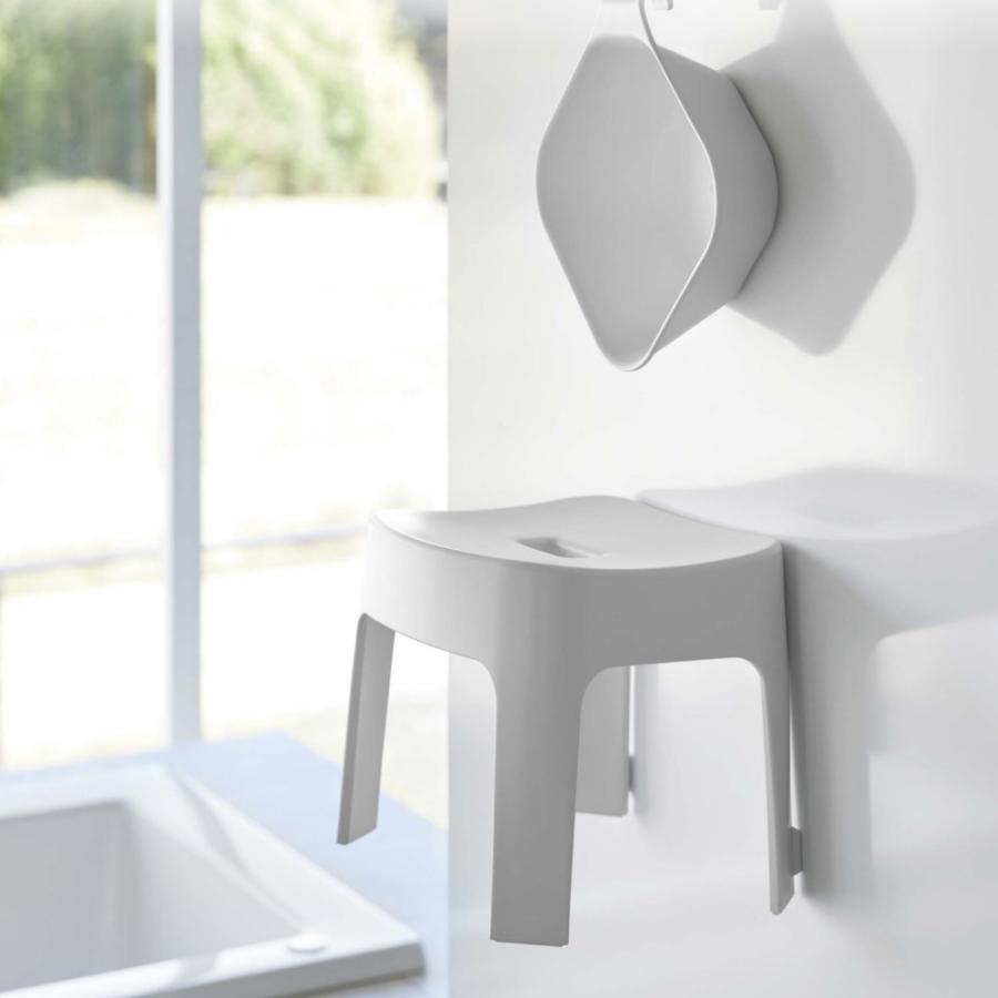 山崎実業 マグネット風呂イス SH25 ＆ マグネット&引っ掛け湯おけ タワー 2点セットtower 6925 6926 5378 5379 | tower | 10