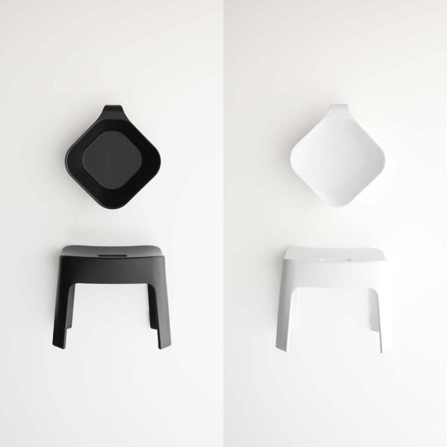 山崎実業 マグネット風呂イス SH25 ＆ マグネット&引っ掛け湯おけ タワー 2点セットtower 6925 6926 5378 5379 | tower | 12