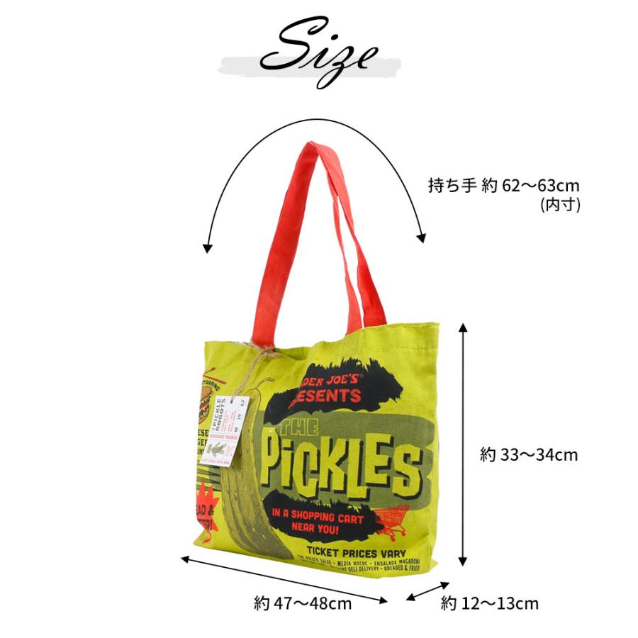 TRADER JOE'S トレーダージョーズ ブレークファースト ピクルス コットン エコバッグ | TRADER JOE'S | 16