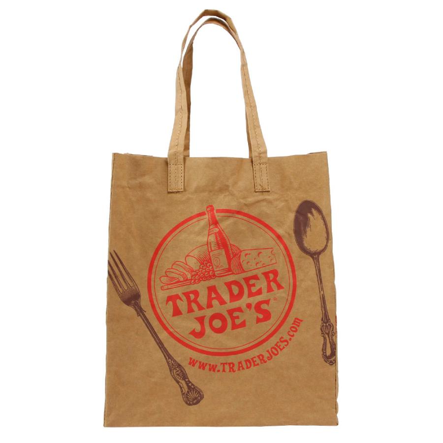 TRADER JOE'S トレーダージョーズ 洗える紙製エコバッグ ウォッシャブルペーパー グローサリーバッグ｜transit｜02