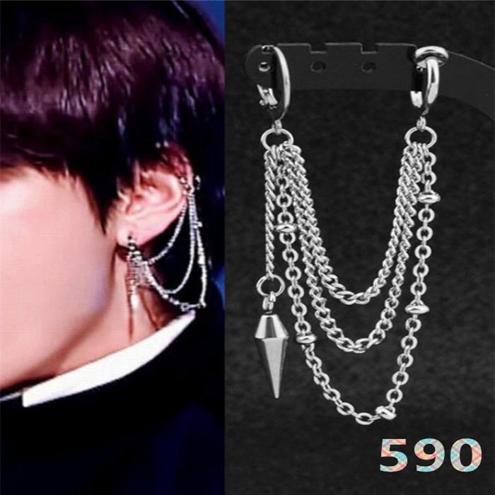 両耳 BTS 防弾少年団 メンズピアス レディースピアス メンズイヤリング
