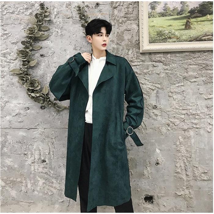 トレンチコート メンズ アウター コート 細身 ロング カジュアル ビジネス オフィス 個性的 ウエストベルト付き 春 秋 冬 ビジネス リクルート 通勤 通学 Jws01 トランジット トレード 通販 Yahoo ショッピング