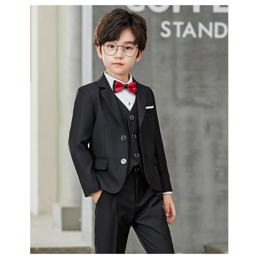 7点セット 子供 スーツ キッズ こども 男の子 子供服 フォーマル 上下  
