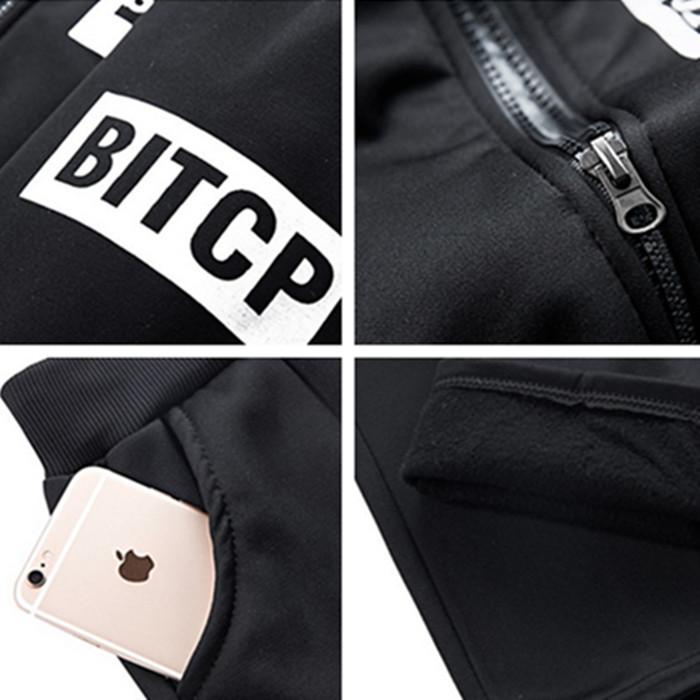 セットアップ メンズ 冬 厚手 フード付き 上下 セット ジャケット