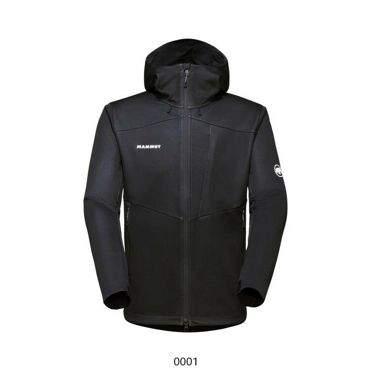 24春夏 MAMMUT マムート メンズ Ultimate VII SO Hooded Jacket AF Men 1011-01780 ジャケット パーカー フード付き ソフトシェル アウトドア｜translation｜02