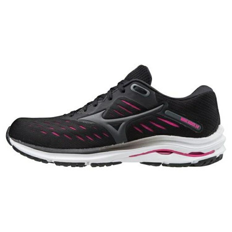 ミズノ MIZUNO WAVE RIDER 24 WIDE ウェーブライダー ランニングシューズ ワイド J1GD2006 レディース 衝撃吸【お宝】｜translation｜02