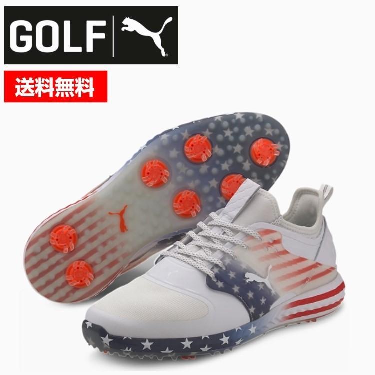 Puma Golf プーマゴルフ メンズ イグナイト パワーアダプト ケージド スターズ ストライプズ ソフトスパイクシューズ 靴 ゲーリー ウッドランド Pj トランスレーション 通販 Yahoo ショッピング