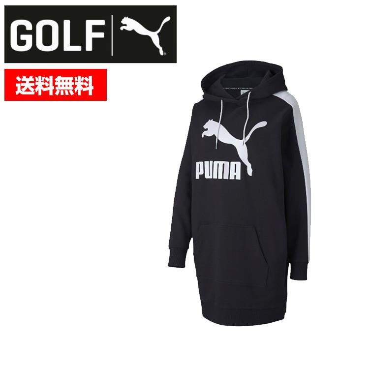 PUMA プーマ CLASSICS ウィメンズ T7 フーデッド ドレス ワンピース 597327 スウェット｜translation