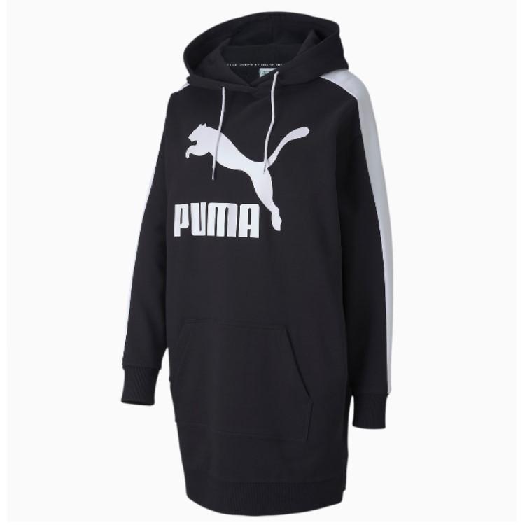 PUMA プーマ CLASSICS ウィメンズ T7 フーデッド ドレス ワンピース 597327 スウェット｜translation｜02