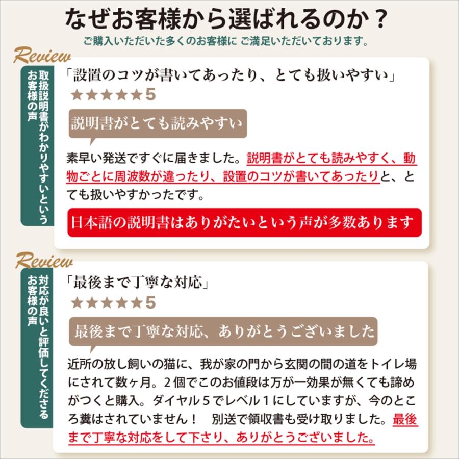 猫よけ 超音波 強力 4個セット 安心の返品保証付き お困り動物を超音波で対策 ソーラー 鳥よけ センサー ねこよけ とりよけ グッズ 猫避け 猫除け |  | 03