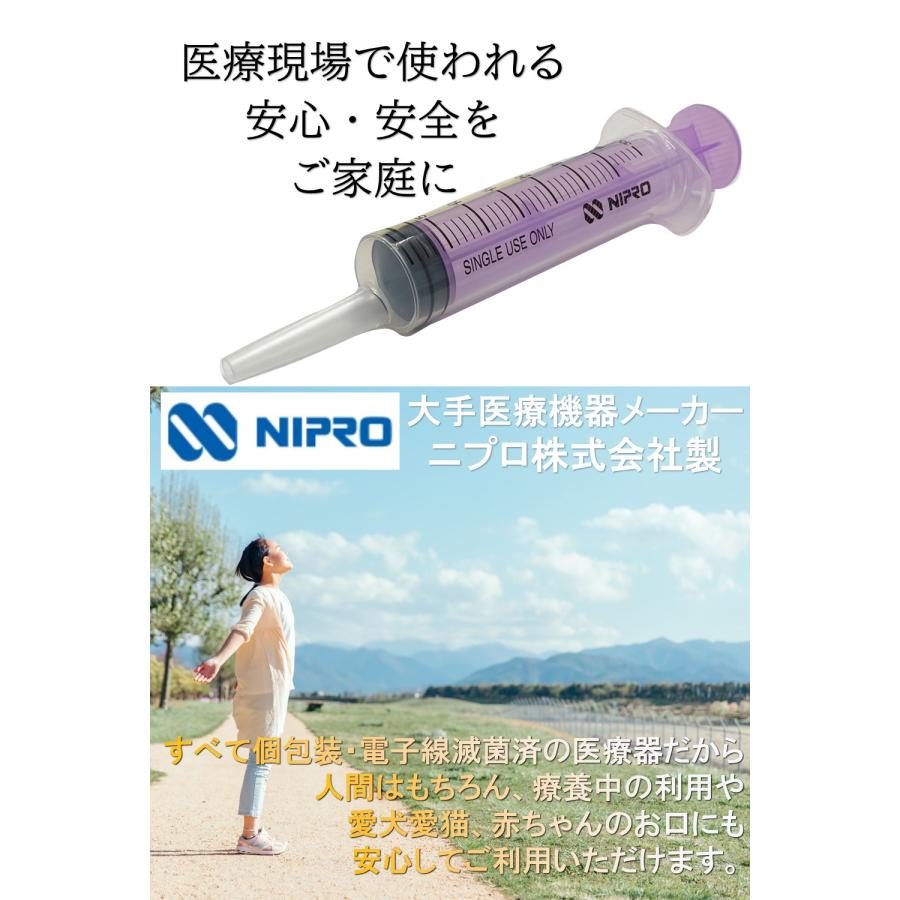シリンジ 30ml 3本セット 犬猫共通 介護 犬 猫 動物 ペット用品 薬 針