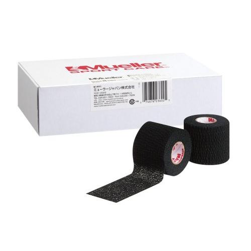 Mueller(ミューラー) ティアライトテープ ブラック Tear light Tape Black 76mm [4個入り] ソフト伸縮