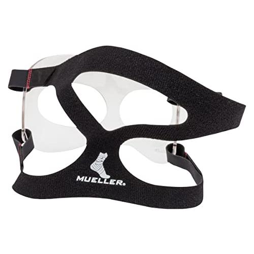ミューラー(Mueller) フェイスガード 84457 クリアー/黒 Free